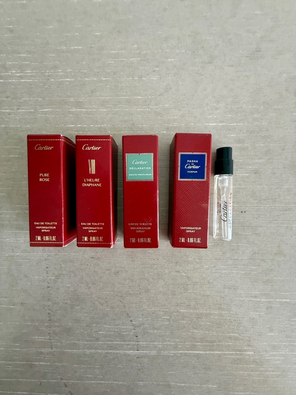 Cartier Mini Fragrance Perfume Collection - New - 4 Fragrances